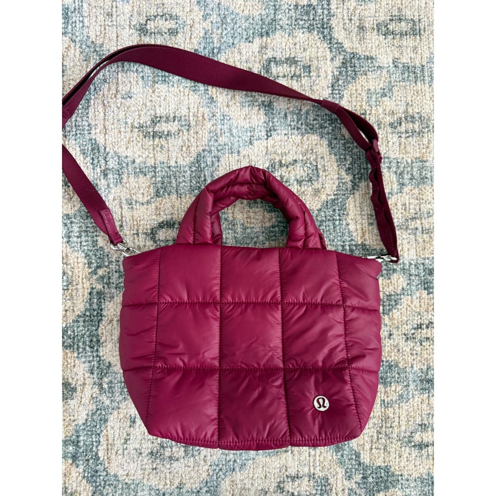 Lululemon Quilted Grid Tote‎ Bag Mini 5L Excellent Condition